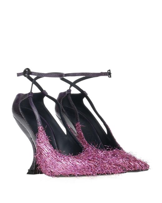 Lanvin Purple Pumps