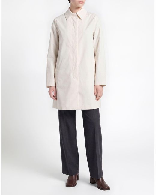 CafeNoir White Overcoat & Trench Coat