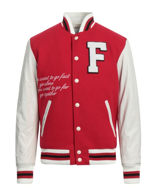 FAMILY FIRST Red Jacket for men