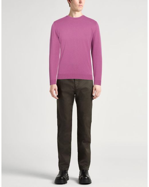 Moorer Pink Sweaters for men