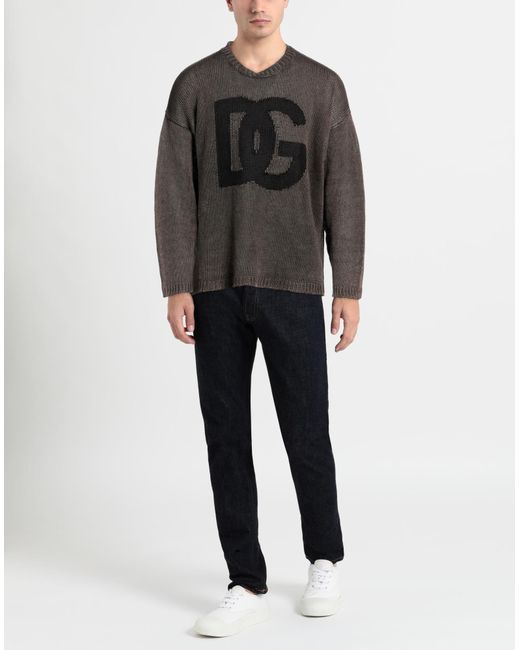 Dolce & Gabbana Gray Sweater for men