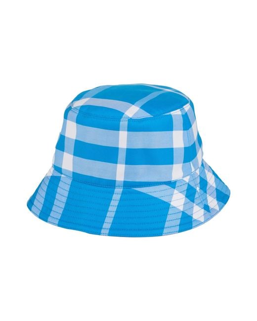 Burberry Blue Hat Cotton for men