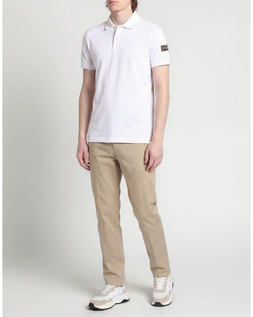 Polo Iceberg de hombre de color White