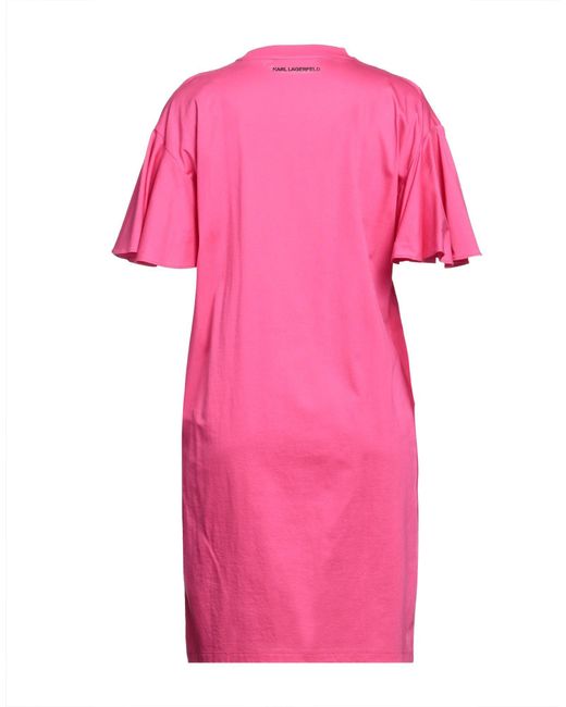 Karl Lagerfeld Pink Short Dress