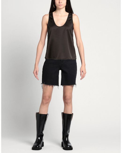 SKILLS & GENES Black Top Polyester, Elastane