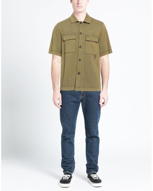 Paolo Pecora Green Shirt for men