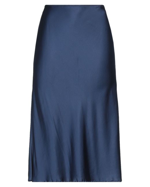 Camicettasnob Blue Midi Skirt