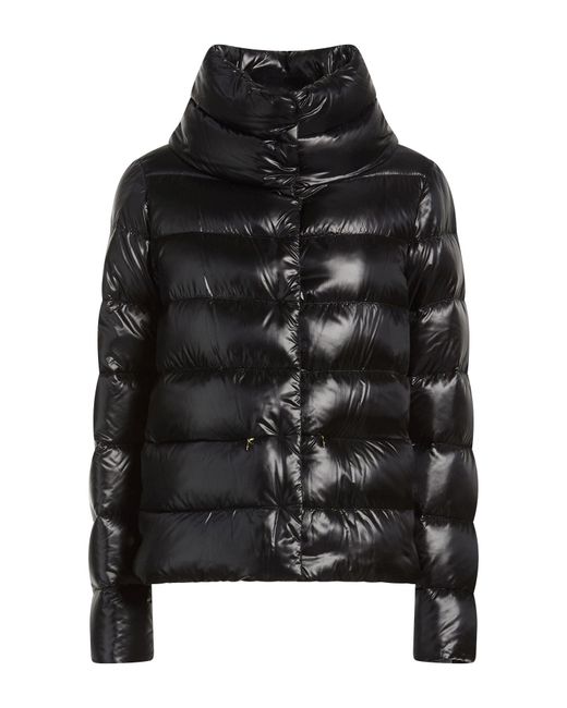 Herno Black Puffer Polyamide