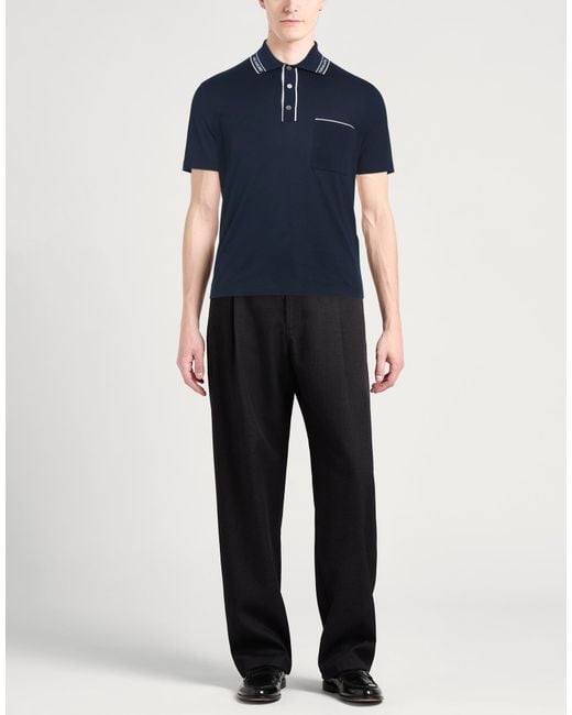 Ferragamo Blue Polo Shirt for men