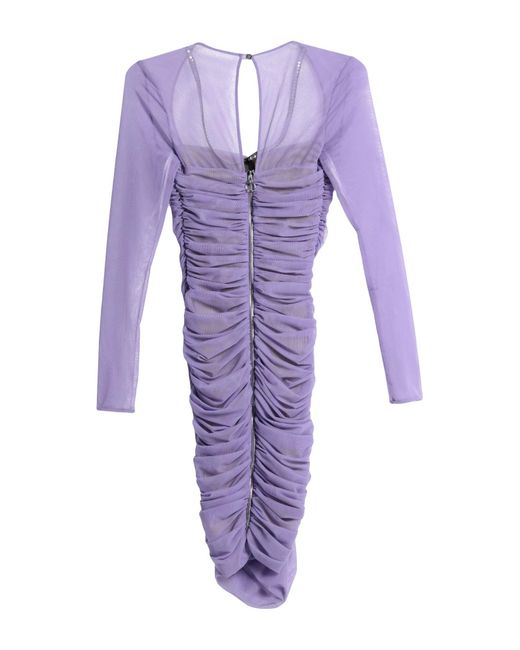 Philipp Plein Purple Mini Dress