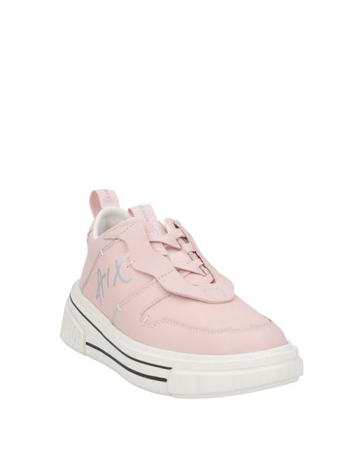 ARMANI EXCHANGE Pink Trainers