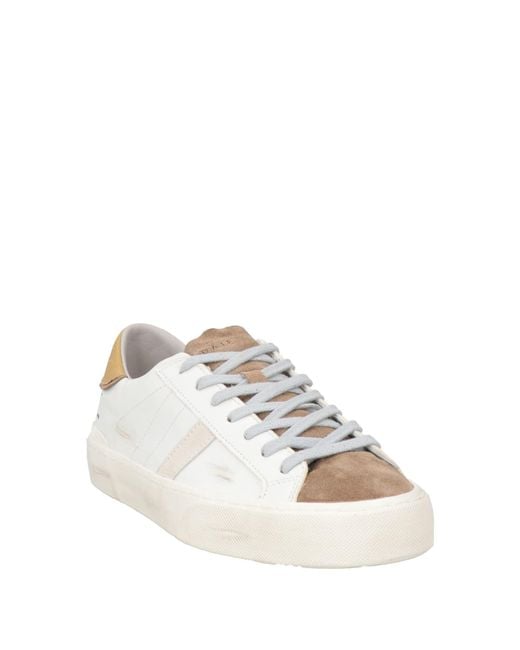 Date White Sneakers Leather for men