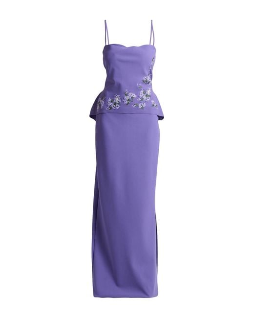 La Petite Robe Di Chiara Boni Purple Maxi-Kleid