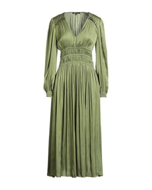 Maje Green Midi Dress