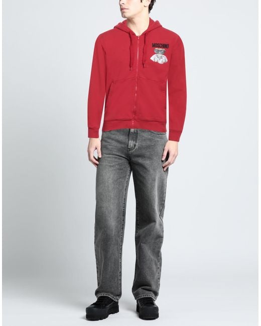 Moschino Red Sweatshirt for men