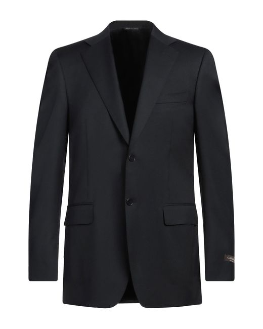 Canali Black Blazer Virgin Wool for men