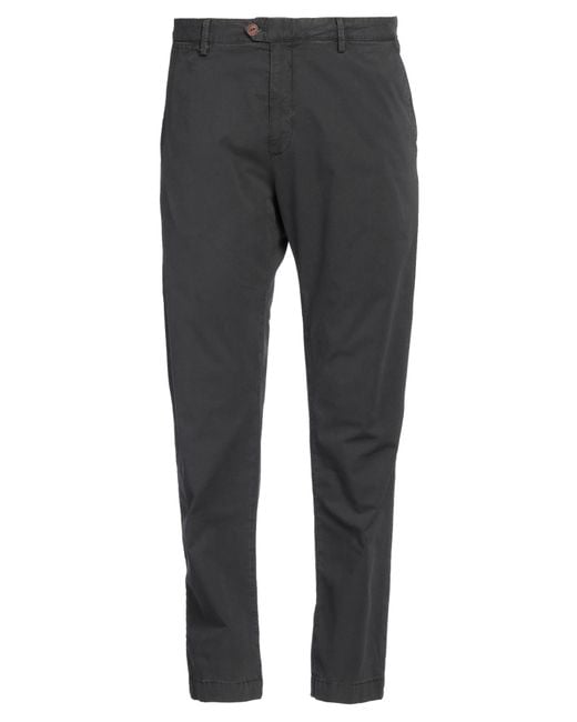 Modfitters Gray Pants Cotton, Elastane for men