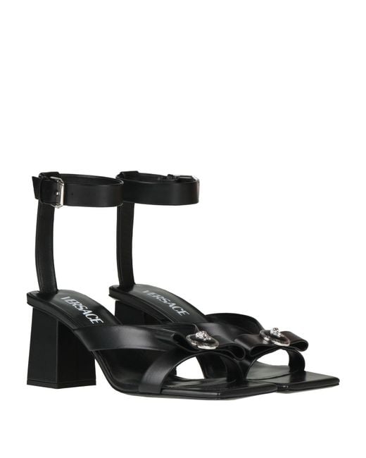Versace Black Sandals