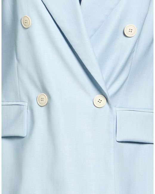Eleventy Blue Sky Blazer Wool, Viscose, Elastane