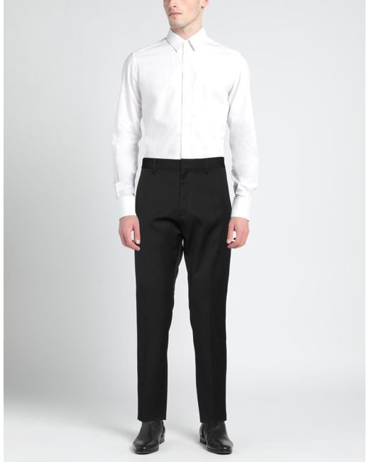 DSquared² Black Pants Virgin Wool for men