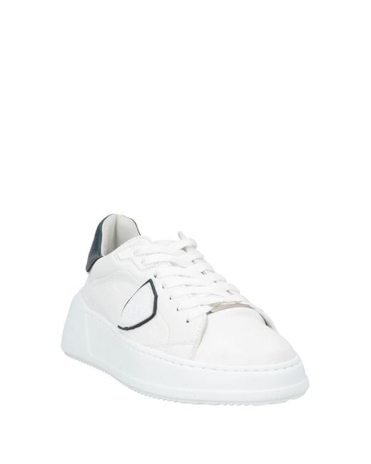 Philippe Model White Sneakers Leather