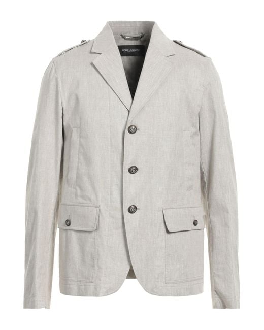 Dolce & Gabbana Gray Blazer for men