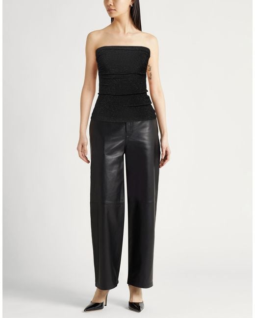 Jucca Black Top Viscose, Polyester, Polyamide, Elastane