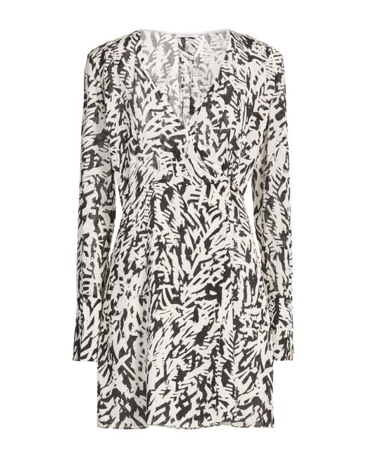 Patrizia Pepe White Mini Dress Polyester