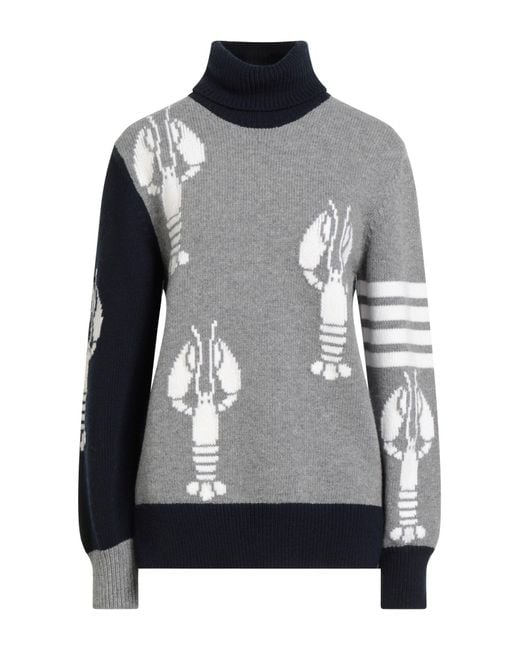 Thom Browne Gray Turtleneck