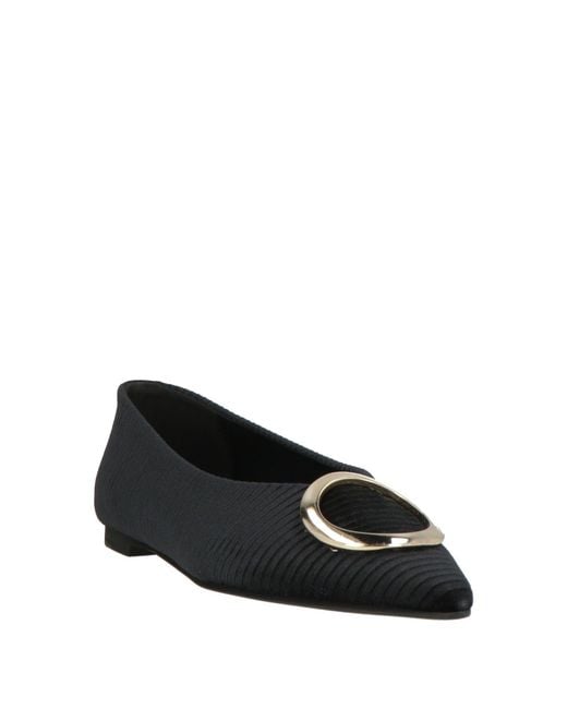Giulia Neri Black Ballet Flats