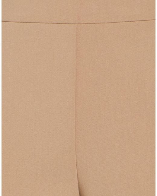 Nenette Natural Pants Polyester, Viscose, Elastane