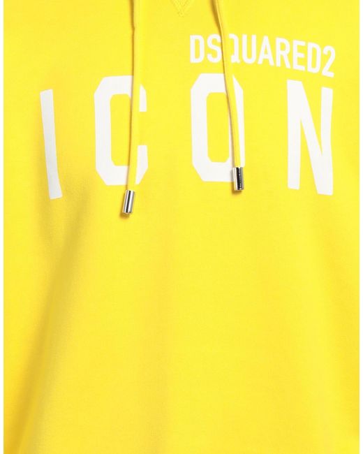 DSquared² Yellow Sweatshirt for men