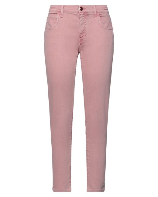 Jacob Coh?n Pink Pastel Jeans Lyocell, Cotton, Polyester, Elastane