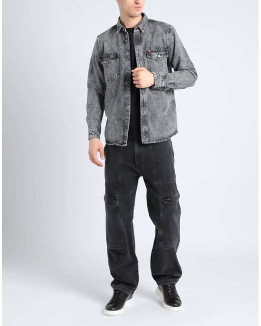 Camicia Jeans di HUGO in Gray da Uomo