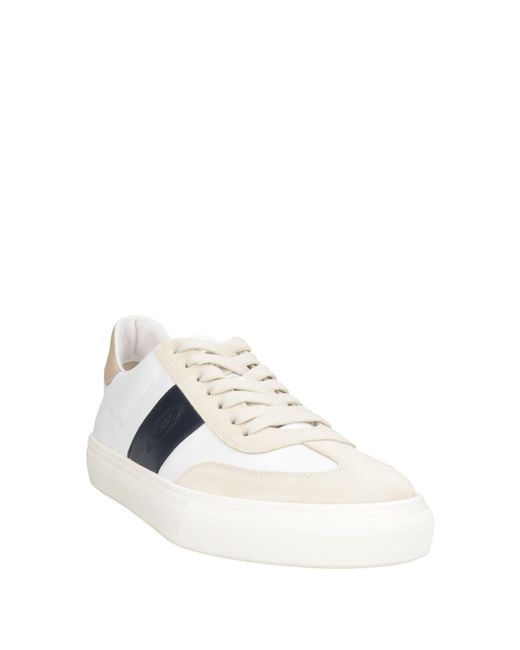 Tod's White Sneakers Leather for men