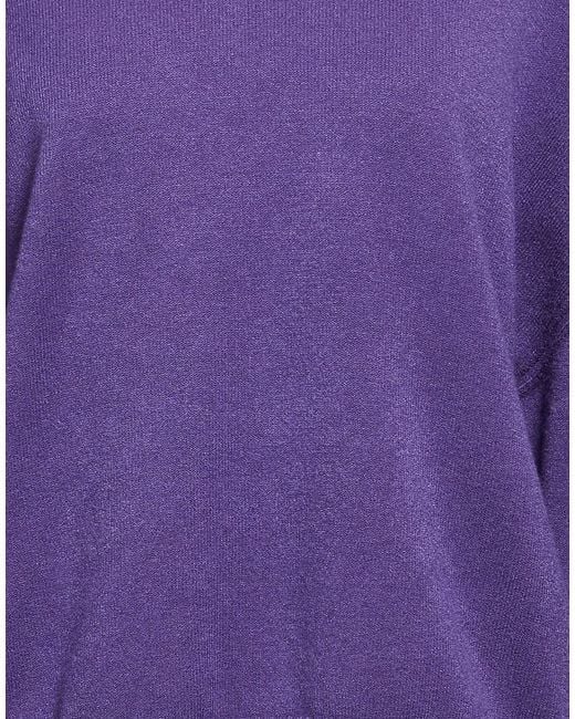 ViCOLO Purple Turtleneck Viscose, Polyester, Polyamide