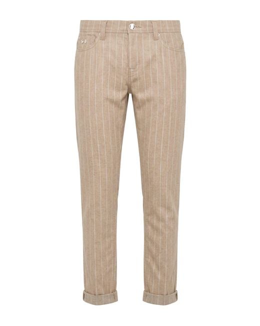 Tramarossa Natural Pants Virgin Wool for men