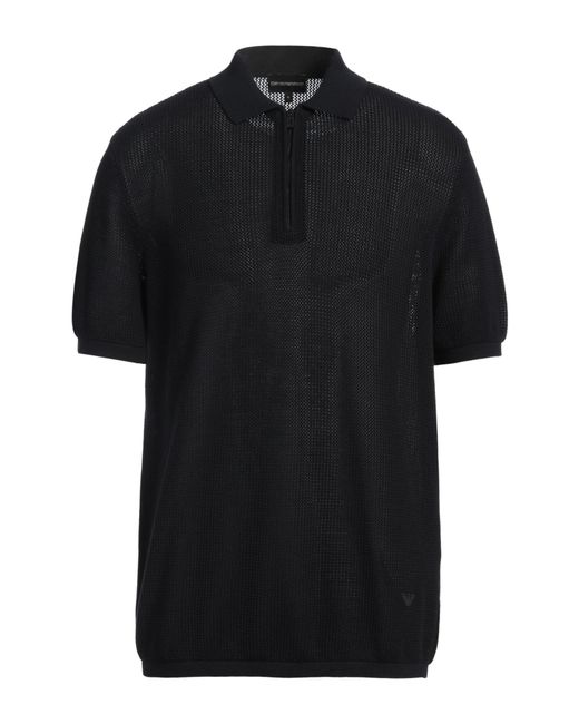 Emporio Armani Black Sweater for men