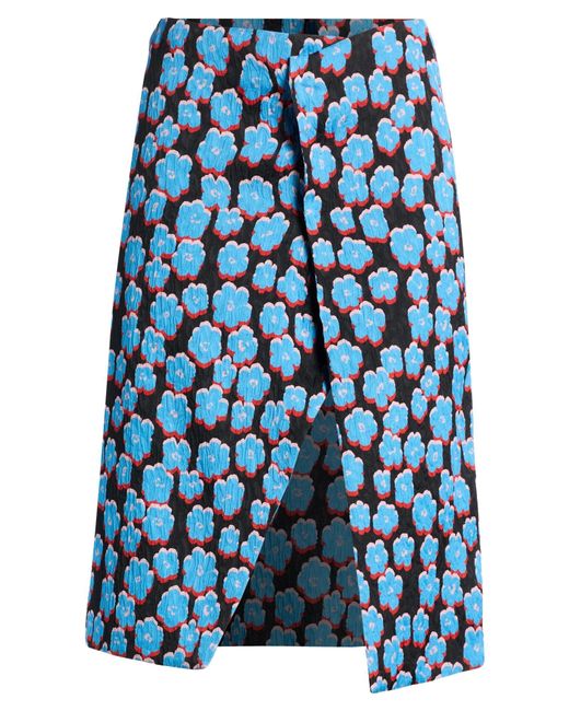 Lanvin Blue Midi Skirt