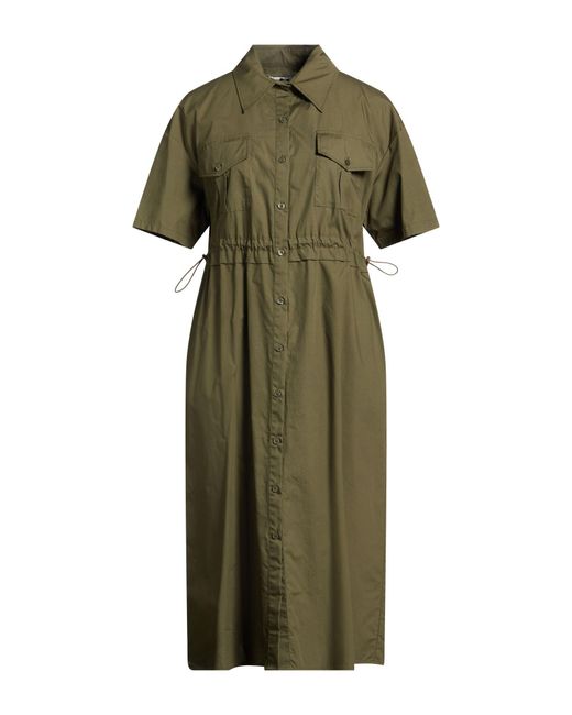 No Secrets Green Midi Dresses