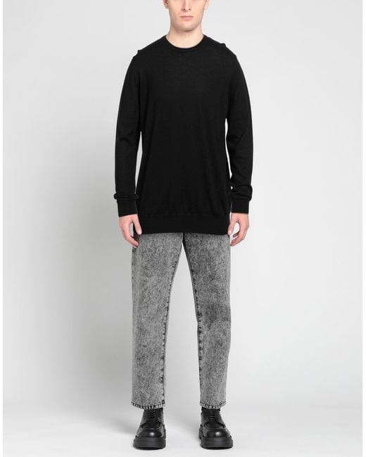 Pullover Vneck de hombre de color Black