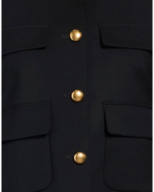 P.A.R.O.S.H. Blue Jacket Virgin Wool, Elastane