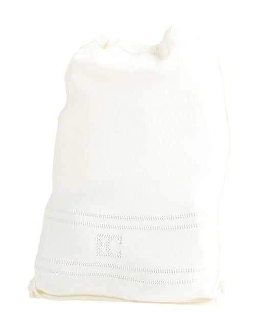 Low Classic White Ivory Backpack Rayon, Nylon