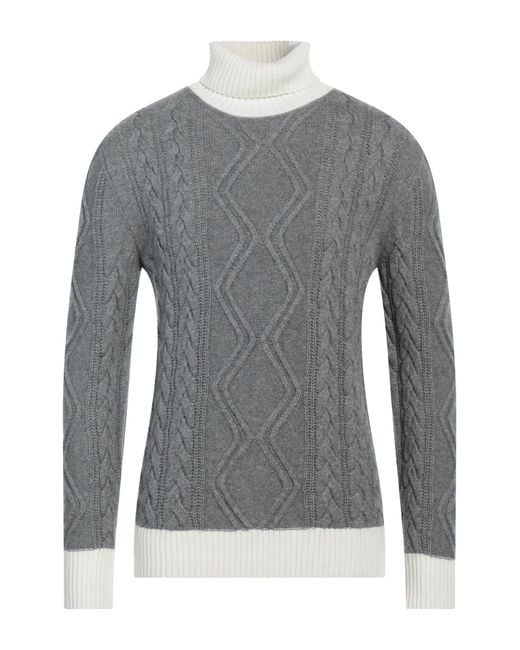 Cuello alto M.Q.J. de hombre de color Gray