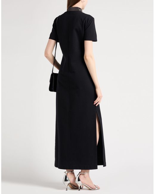 Brunello Cucinelli Black Maxi-Kleid