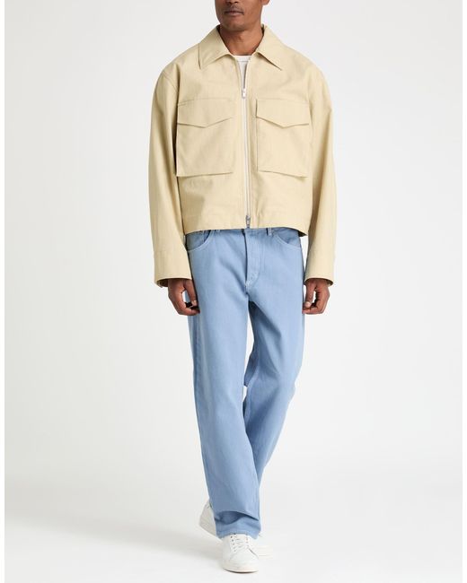 Jil Sander Natural Sand Jacket Cotton for men