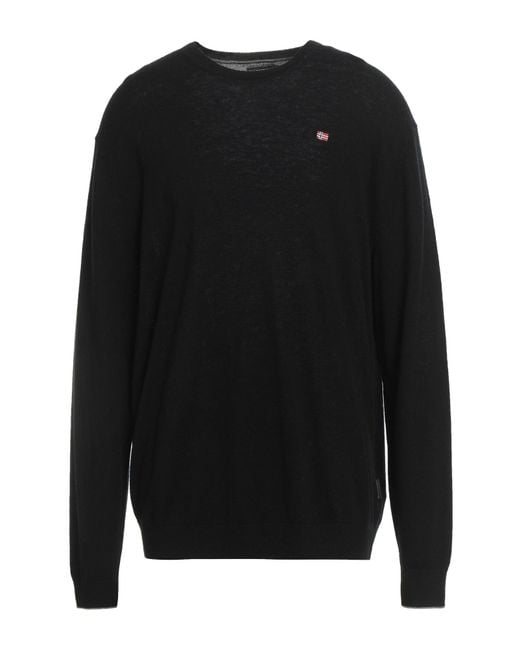 Napapijri Black Sweater Wool for men