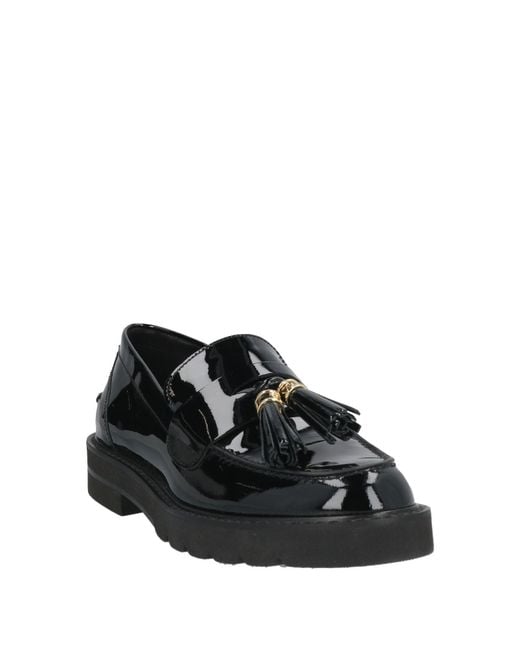 Stuart Weitzman Black Mokassin