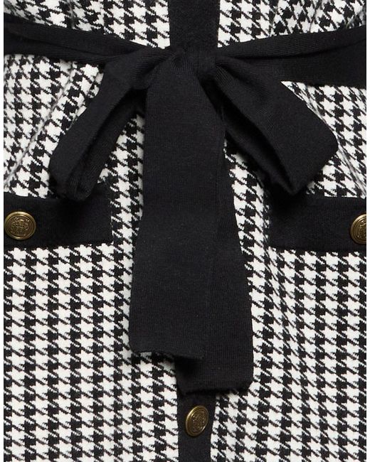 Twinset Black Jacket Viscose, Polyester, Polyacrylic