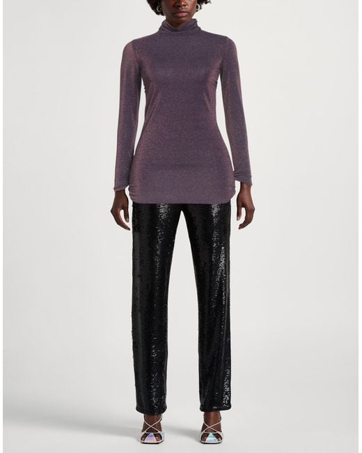 La Petite Robe Di Chiara Boni Purple Top Polyamide, Viscose, Elastane, Polyester
